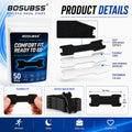 Black nose patch, suitable for various occasions, sports, fitness, sleep, soft and comfortable, portable Oasis Select 50pcs