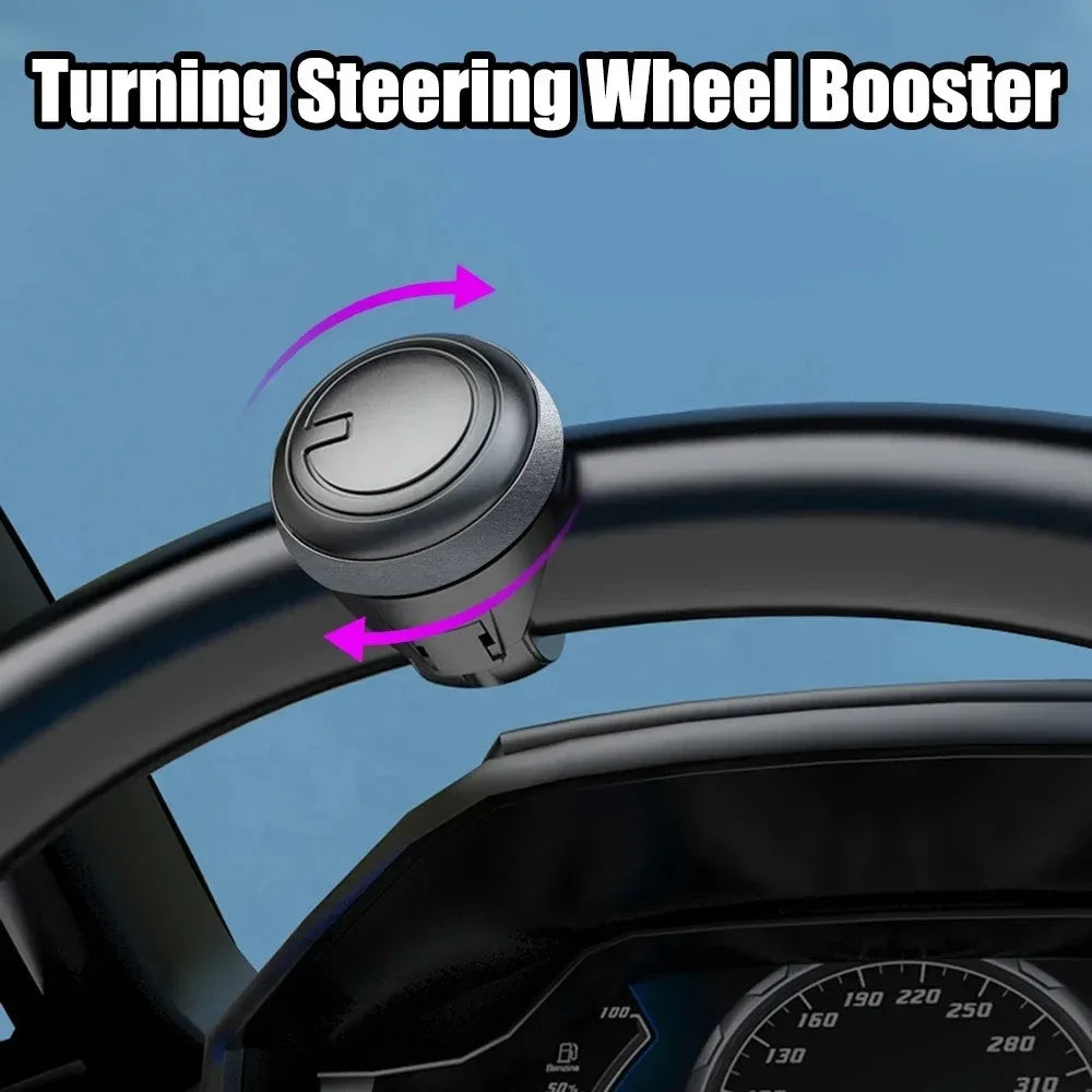 360° Steering Wheel Spinner Knob | Universal Metal Bearing Ball
