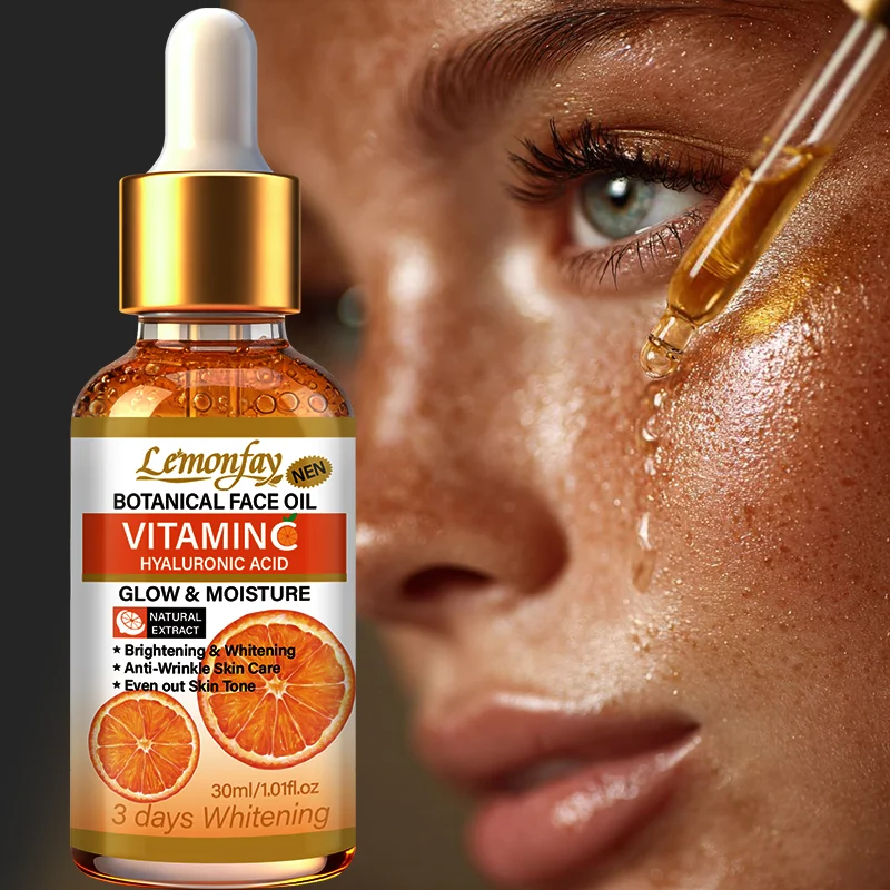 Lemonfay Vitamin C Face Oil & Hyaluronic Acid Brightening Serum