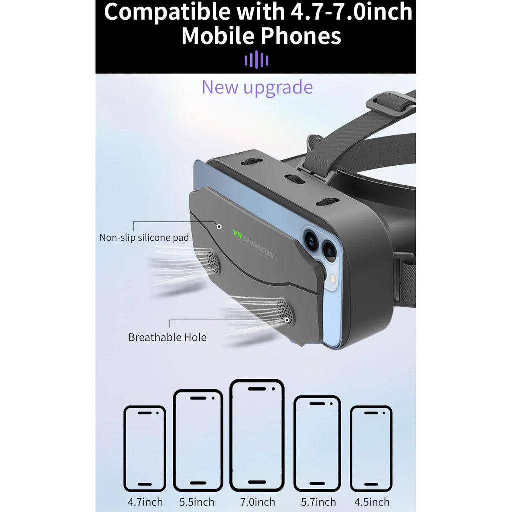 3D VR Headset Goggles for Smartphones – iOS & Android