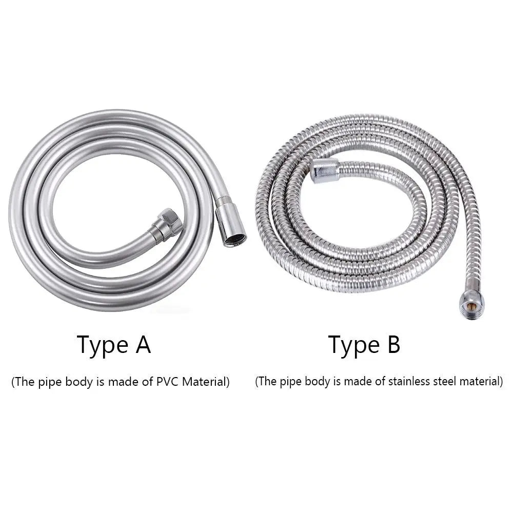 1/15/2m GI/2 High Pressure PVC Handheld Shower Hose Universal Interface Flexible Anti Winding Bathroom Accessories Oasis Select