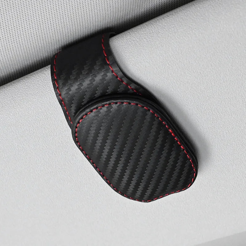 Automotive Car Sun Visor Glasses Case Magnetic Sunglasses Clip Card Ticket Holder Stand Fastener Pen Eyeglasses Accessories Oasis Select A