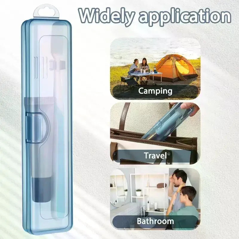 Toothbrush Box Transparent Organizer Case Travel Portable Toothbrush Holder Plastic Toothpaste Box Storage Container Oasis Select
