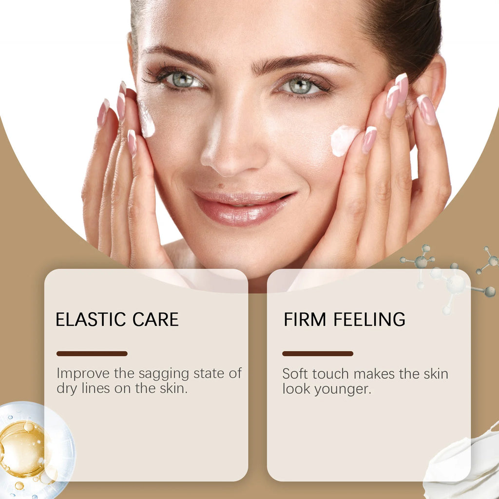 Retinol Collagen Cream Instant Face Lifting Wrinkle Tightening Firming Anti Aging Hyaluronic Acid Day Night Facial Moisturizer Oasis Select