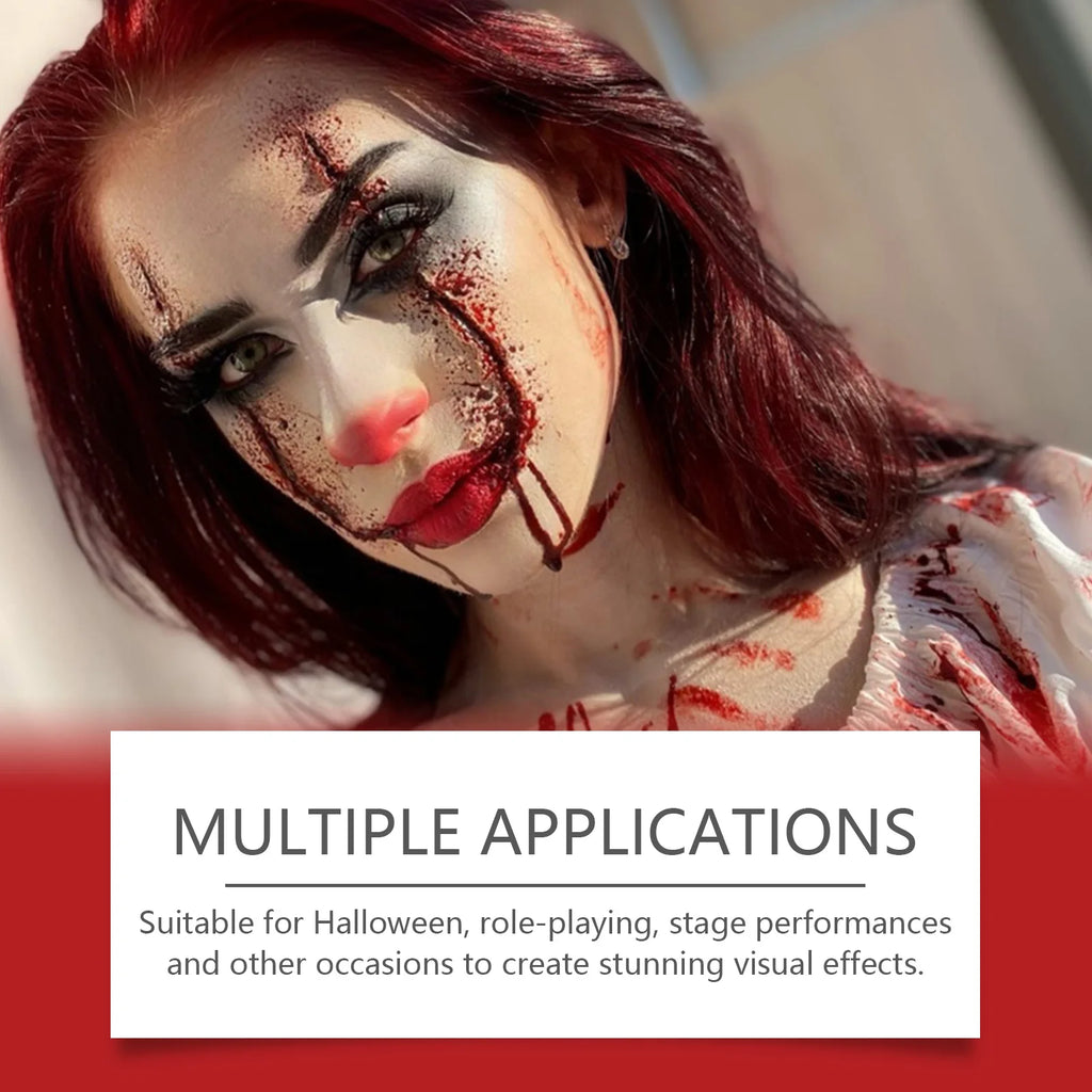 Halloween Fake Blood Set – Realistic SFX Body Paint Makeup