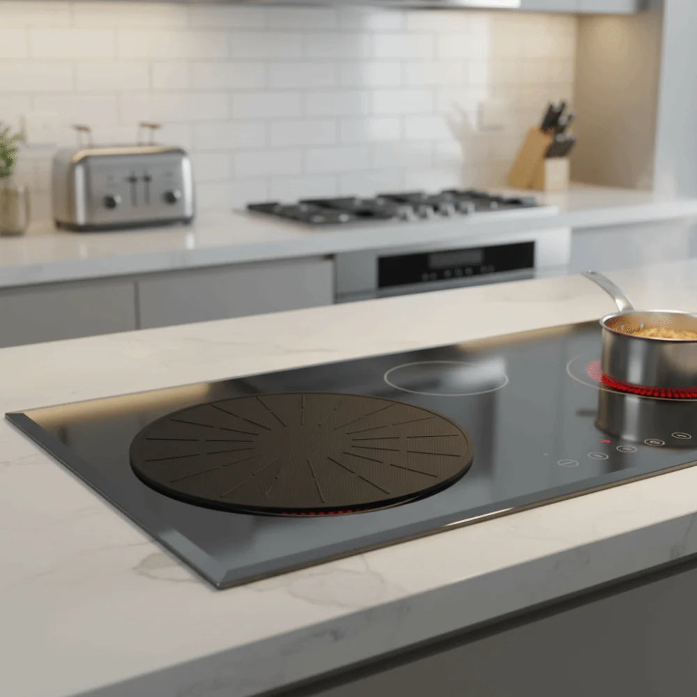 Round Silicone Induction Cooktop Mat – Scratch & Heat Resistant