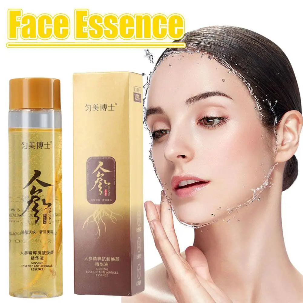 Gold Ginseng Face Essence Polypeptide Anti-wrinkle Lightning Moisturizing Facial Serum with Niacinamide Skin Care Oasis Select