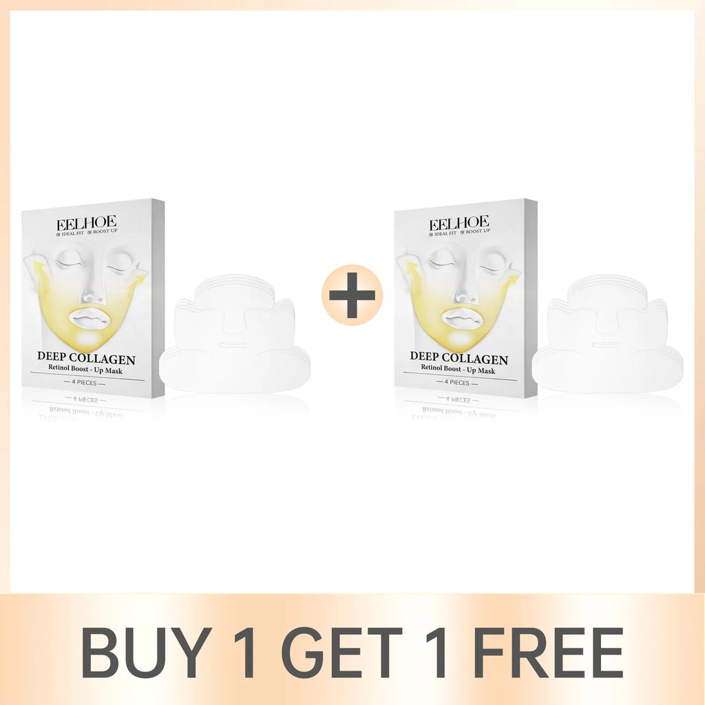 EELHOE Collagen Retinol Facial Mask – Firming & Anti-Aging 4pc Anti-Aging Face Mask Oasis Select Buy 1 Get 1 Free
