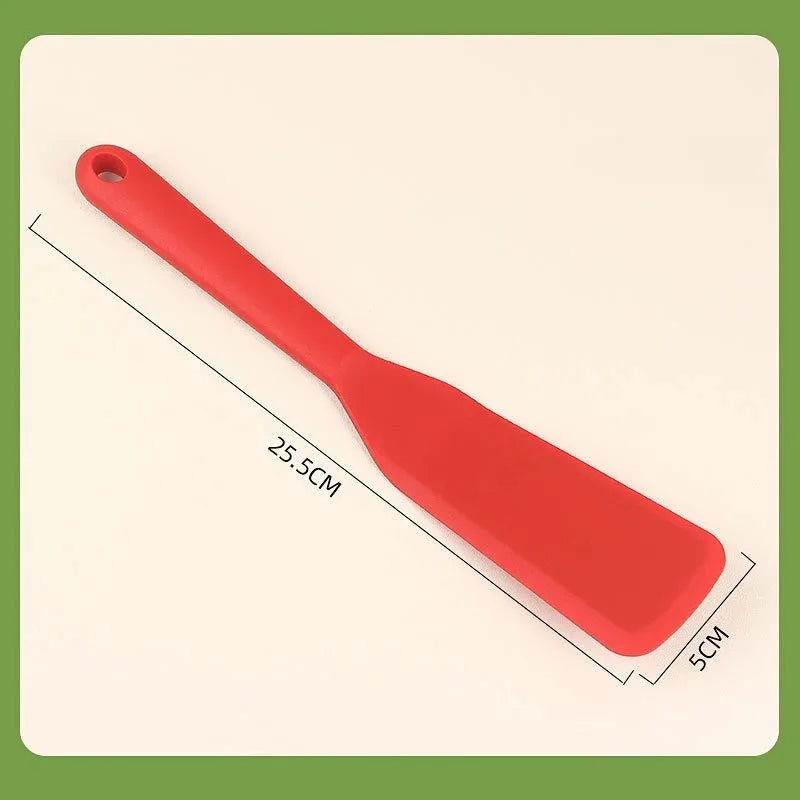 Vibrant Food Grade Silicone Cooking Turner Scratch Resistant Non Stick Cookware Accessory Versatile Kitchen Scraper for Pancake Oasis Select