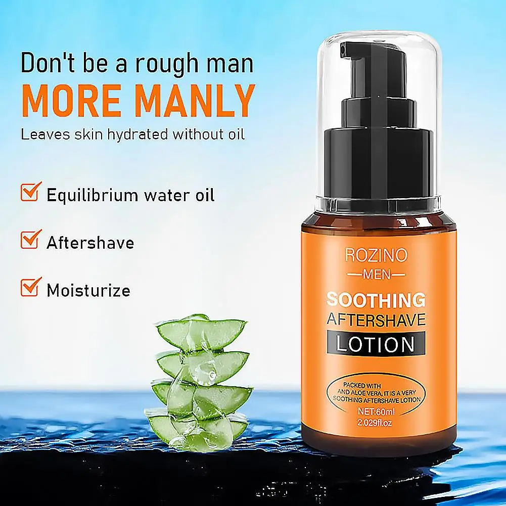 After Shave For Men Natural Deep Moisturizing Hydrate Groomed Serum Repair Dry Damaged Beard Care Refreshing Feel Men Aftershave Oasis Select