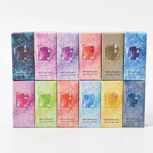 Starry Sky Glass Pen Set Signature Pen Crystal Student Dip Pen Glass Dip Pen Stationery Gift Pen Oasis Select 13