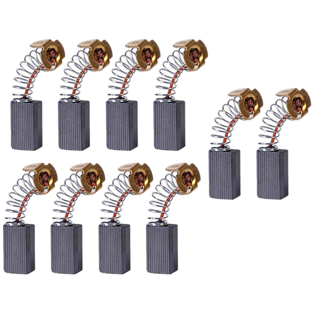 10pcs Carbon Brushes For CB104 CB106 CB116 Planer 6X10X15mm For Circular Saws Chop Saws Angle Grinder Oasis Select
