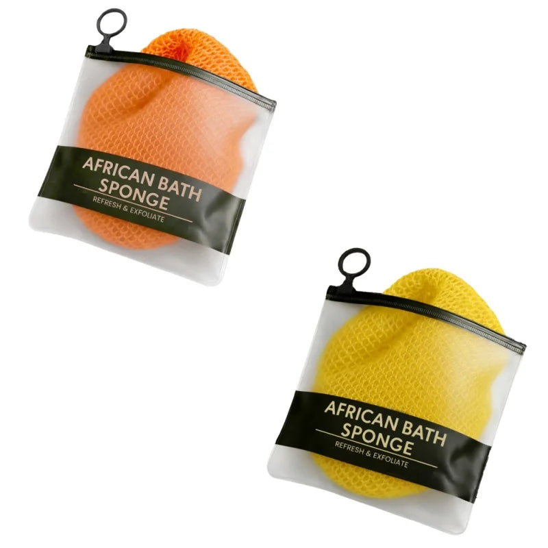 Exfoliating Scrub Bath Towel Effective Clean Back Skin Gently Remove Dead Skin Dirt Smooth Rough Skin Durable Bath Cleanse Tool Oasis Select Yellow And Orange