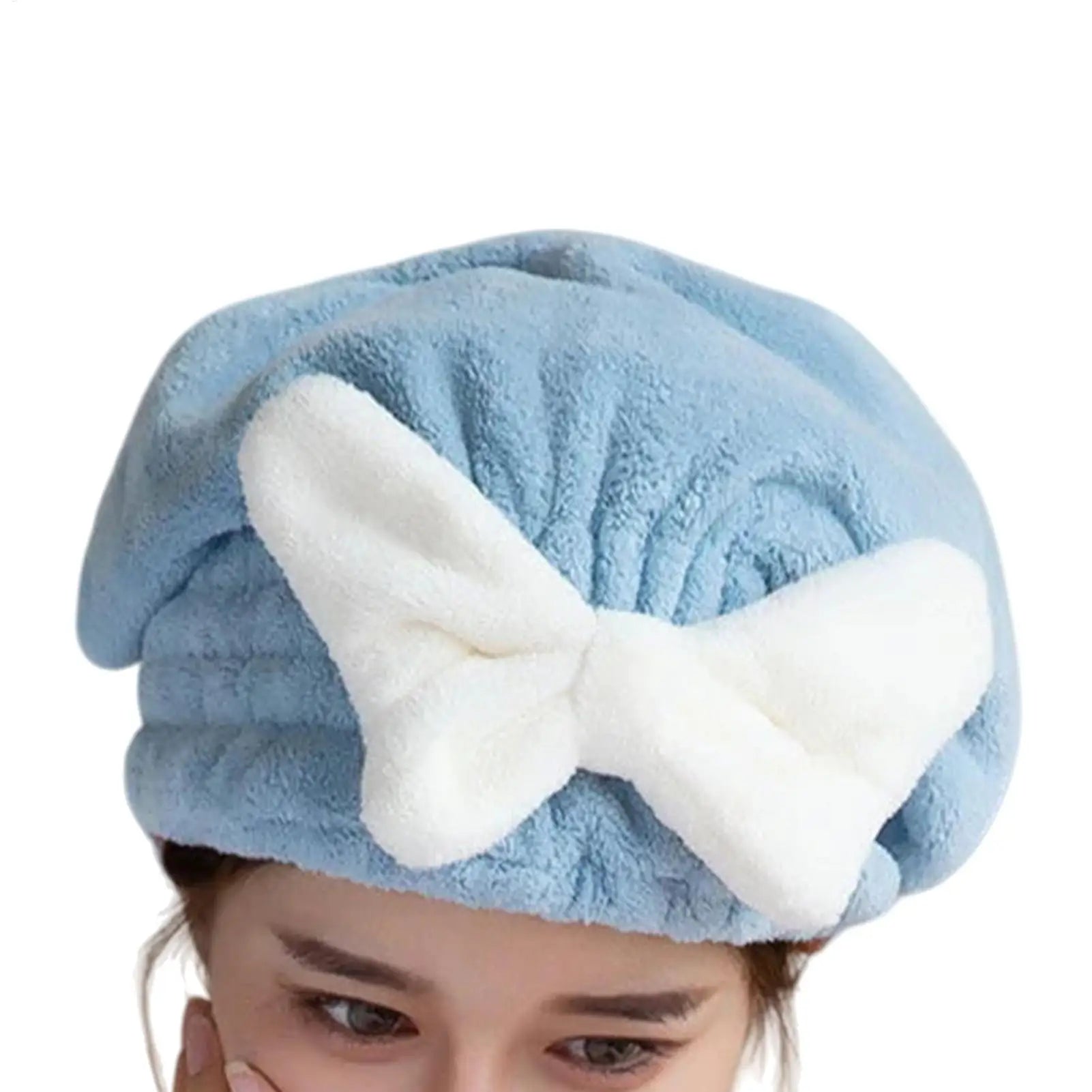 Quick Drying Hair Towel 27x26cm Absorbent Head Wrap Cap Quick Drying Hair Caps Drying Hat Turban Dry Absorbent Quick Dry Hair Oasis Select