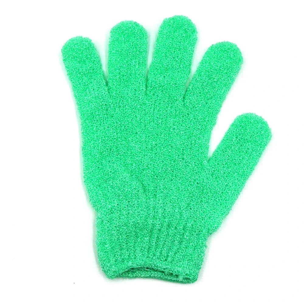 1pcs Bath for Peeling Exfoliating Mitt Glove Scrub Gloves Resistance Wash Skin Moisturizing SPA Foam Body Massage Sponge Oasis Select Green-1pc