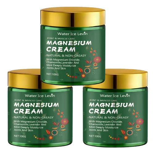 Magnesium Cream for Joints & Muscles – Chamomile & Lavender Magnesium Body Cream Oasis Select army green 100g
