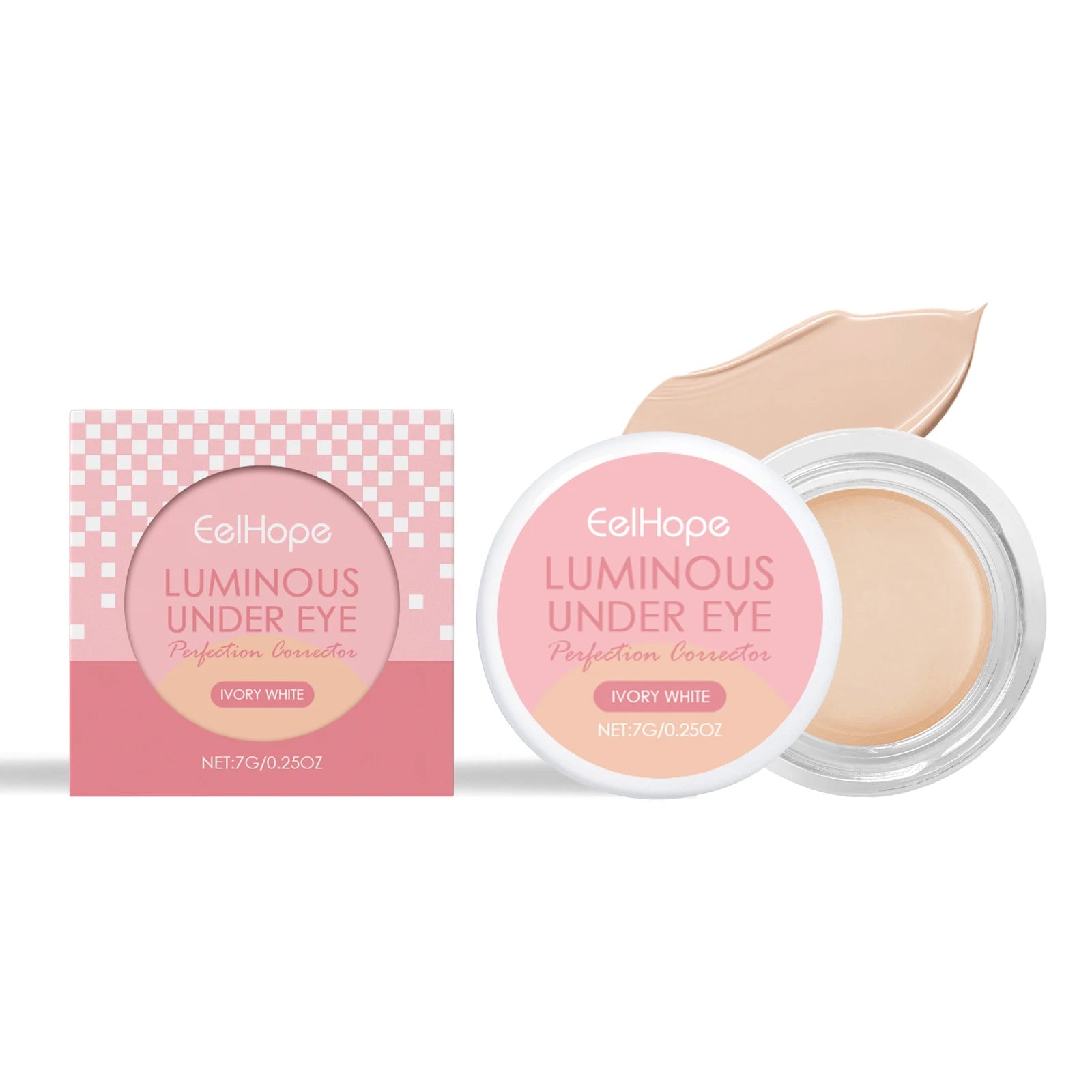 Eelhope Hydrating Liquid Concealer – Full Coverage & Brightening Liquid Concealer Oasis Select IVORY