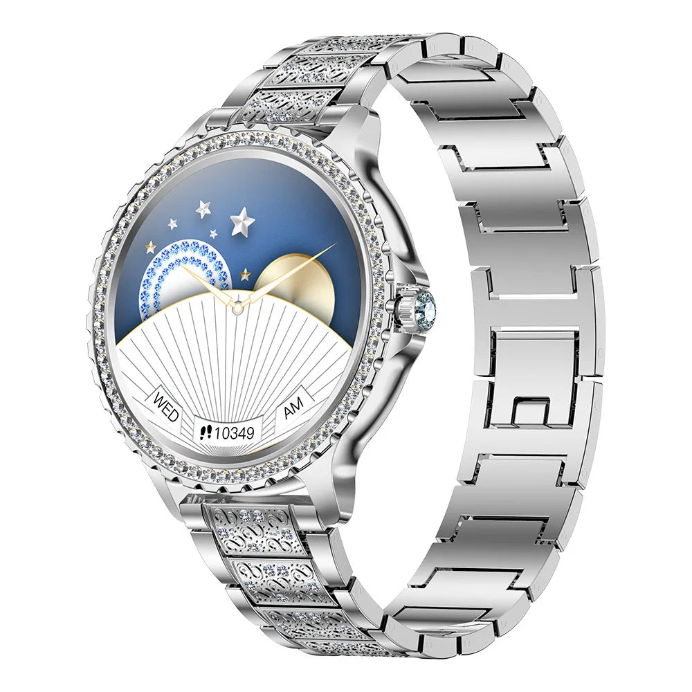 New Smart Watch Women DIY Watch Face Waterproof Heartrate Monitor Ladies Smartwatch Gifts Sports Fitness Tracker For IOS Android Oasis Select i58 SVSV3M-CU