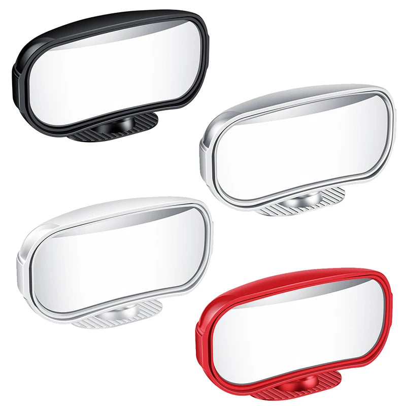 1PC Car Mirror Auxiliary Rear View Mirror Wide Angle Side Rear Mirrors Reverse Blind Spot 360° Adjustable Car Accessories Oasis Select