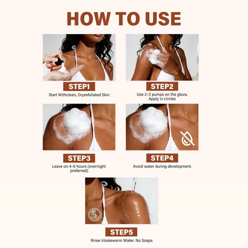 Self-Tanning Mousse – Even, Moisturizing & Fast-Absorbing Tan Self-Tanning Mousse Oasis Select