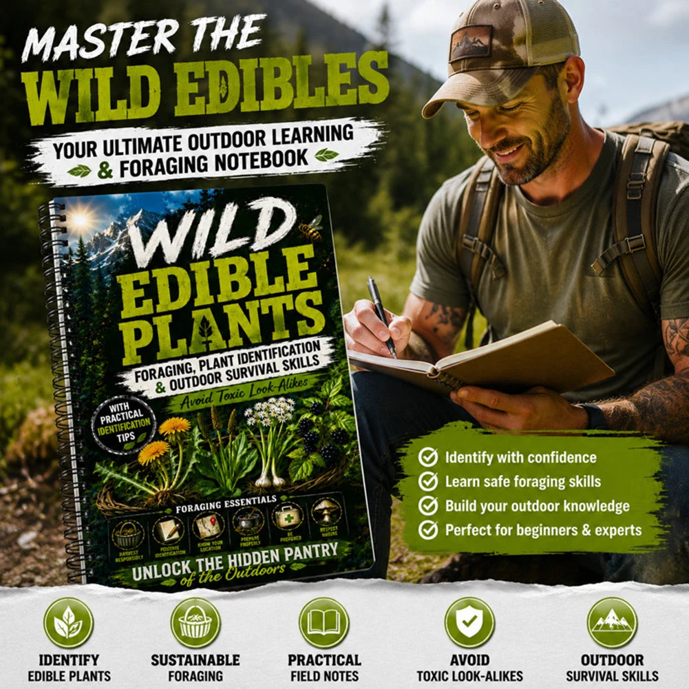 Foraging Plant Identification Guide – Wild Food & Mushroom Book