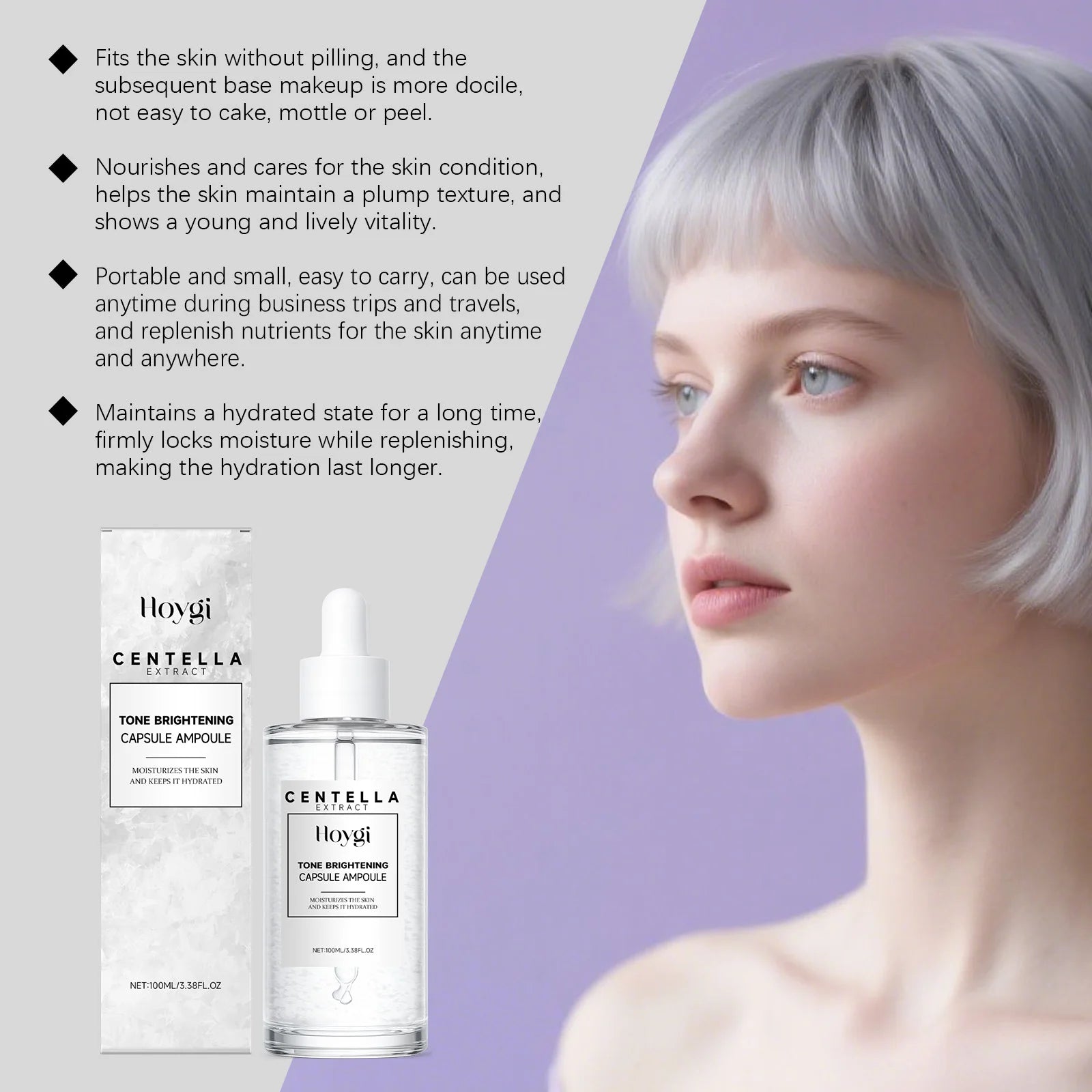 Centella Asiatica Micro-Essence Face Serum | Deep Hydration Face Serum Oasis Select