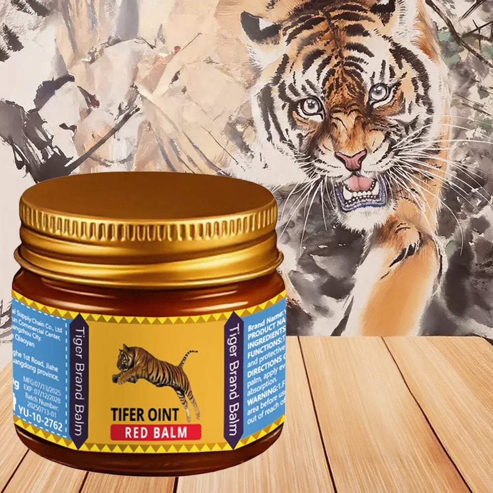 YUITIKUE Tiger Red Balm Joint Care Cream 60g - Soothes Muscles & Joints Non-Greasy 2pc Oasis Select