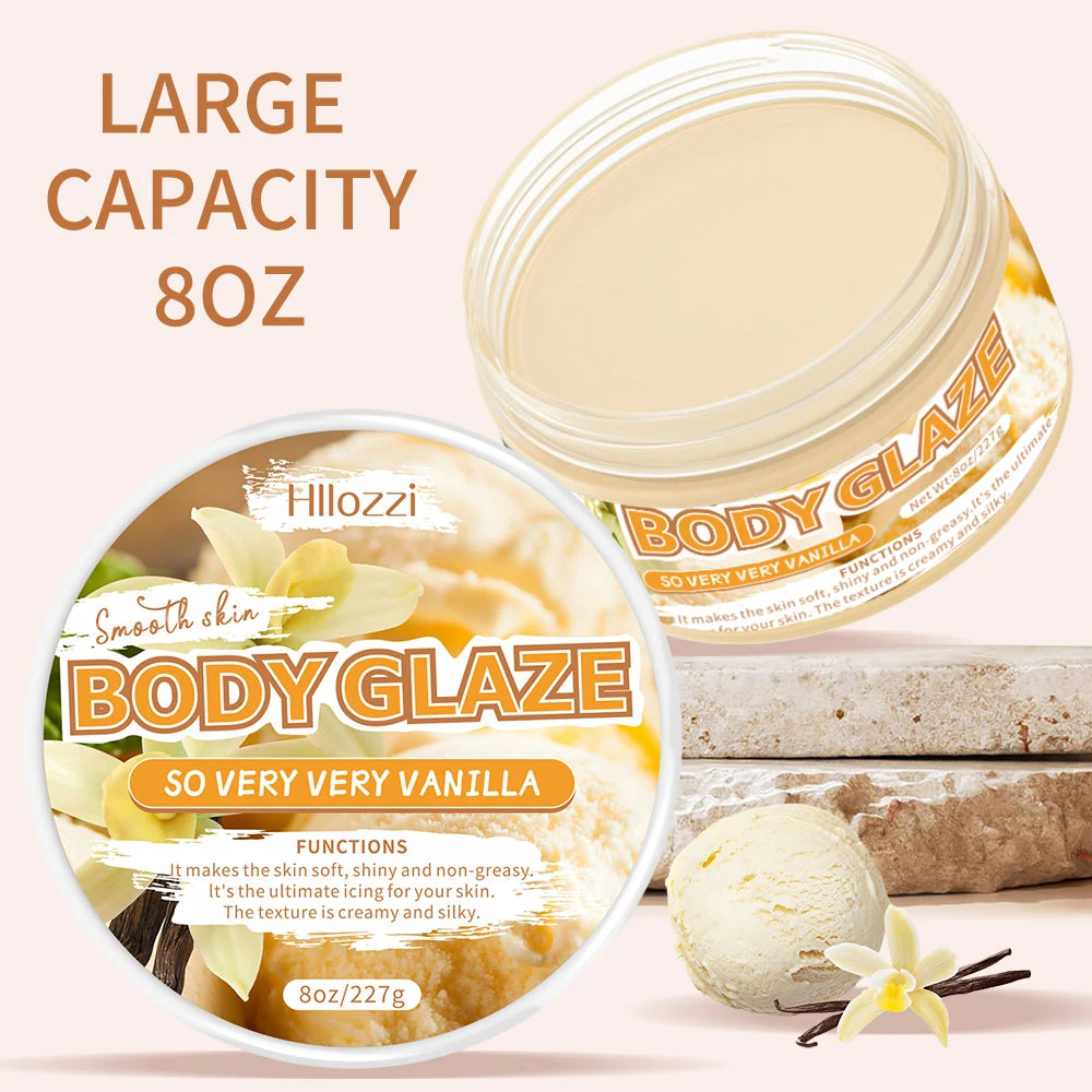 Vanilla body glaze can be used on the face and body to moisturize and nourish the skin, making it elastic Fresh Oasis Select