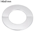 Black Stainless Steel Water Pipe Wall Covers Shower Chrome Finish