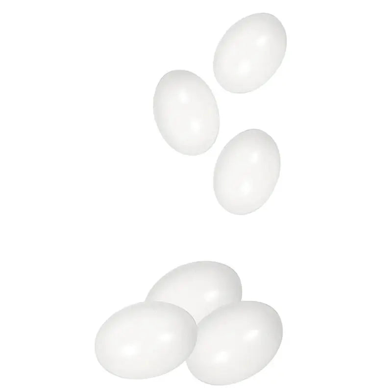 LIKE WISH Wooden Fake Eggs White Wooden Eggs, Perfect For Easter Crafts, Decor And Egg Hunts, Durable 2.3 Inches (6-Pack) Oasis Select White