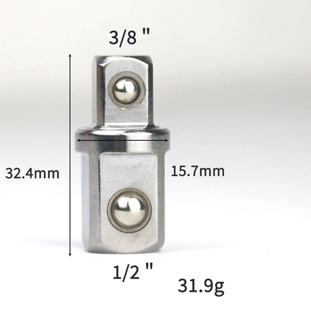 Socket Adapter Converter Reducer Set 1/2" 1/4" And 3/8" Square Drive Adapter External Square Internal Hexagonal Socket Adaptor Oasis Select