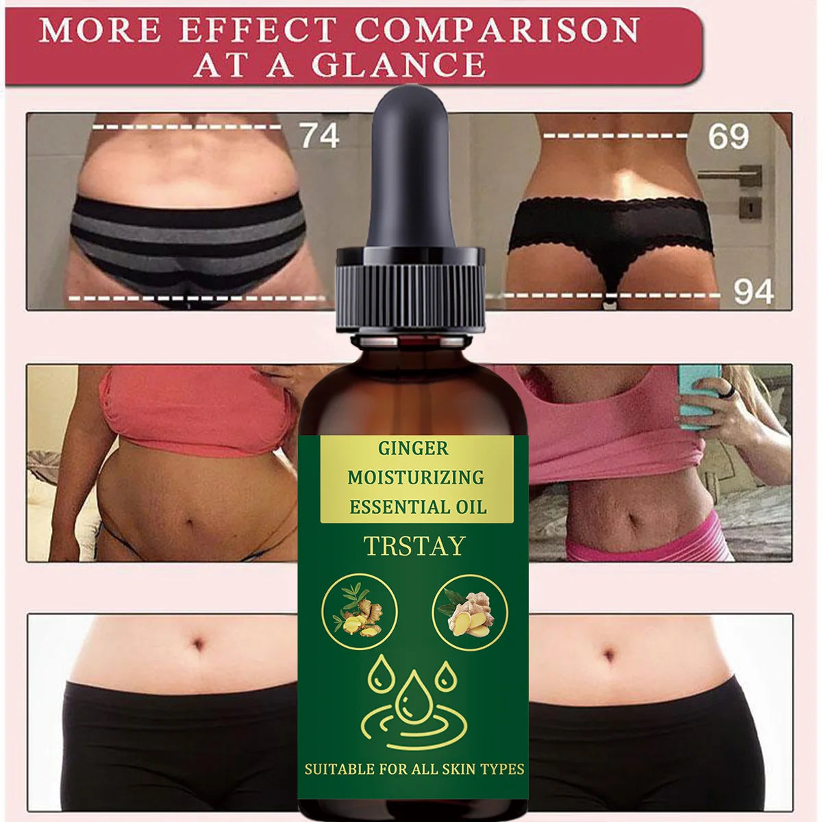 7Days Ginger Slimming Massage Oil – Body Toning & Firming