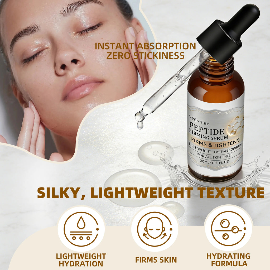 veérenae Peptide Firming Serum – Hydrating Face & Neck Essence