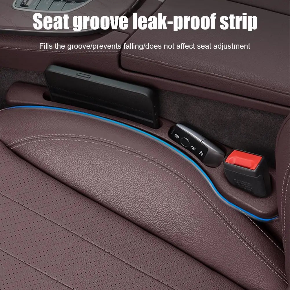 1 Pair Universal Car Seat Gap Plug Strip Side Seam Car Gap Filler Leak Proof Seat Gap Storage Organizer Interior Decoration Oasis Select
