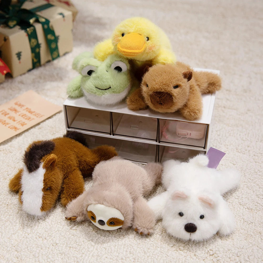 Plush Animal Fridge Magnets – Cute Cartoon Kids Decor