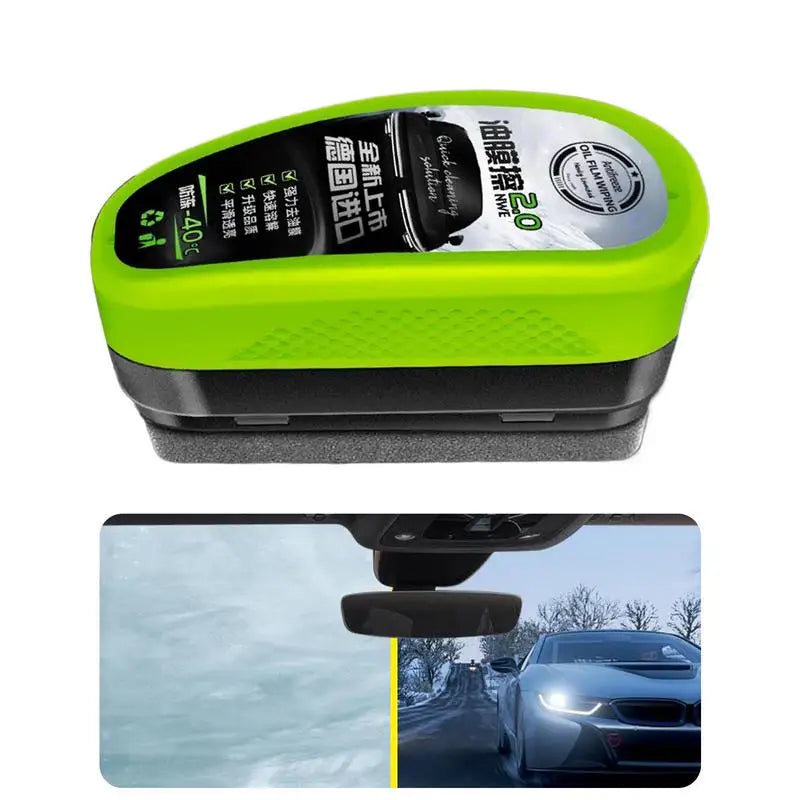 Car Glass Oil Film Brush 120ml Cleaning Brush Deep Cleaning Remover Brush Deep Cleaning Cleaning Board Hydrophobic Anti-Rain Fog Oasis Select