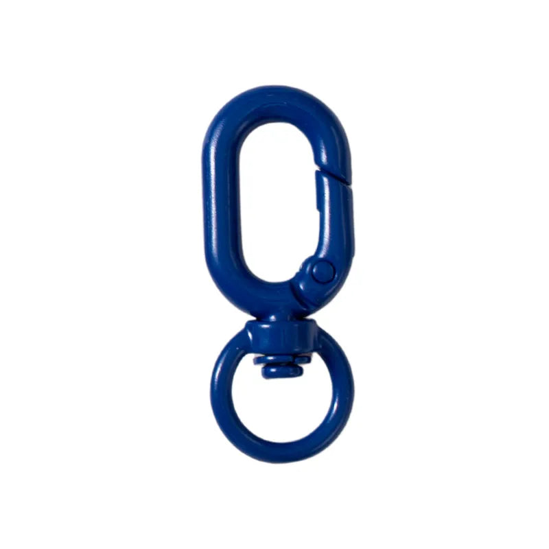 5pcs Colorful Metal Lobster Claw Clasps Swivel Lanyards Trigger Strap with Key Ring DIY Accessories for Bag Key Chains Connector Oasis Select Sapphire Blue