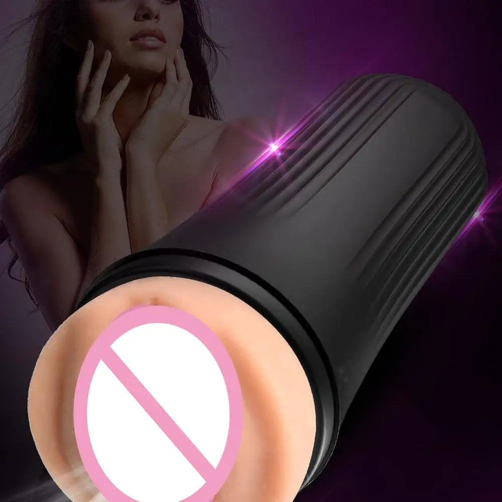 Realistic Silicone Male Masturbator Cup – Soft Pocket Stroker Male Masturbator Cup Oasis Select