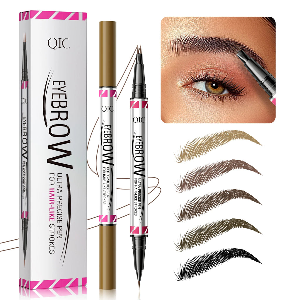 QIC Waterproof Micro Blade Eyebrow Pencil & Liquid Brow Marker