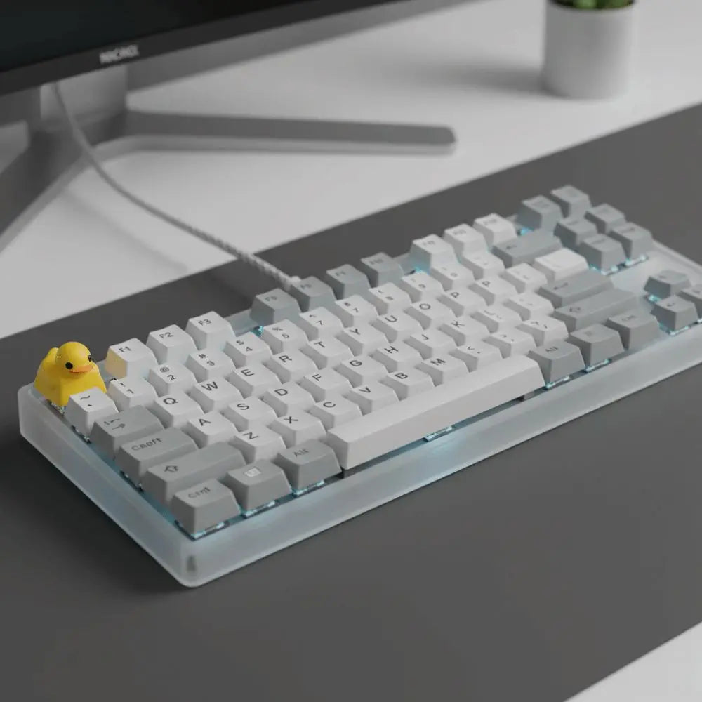 Resin Duck Keyboard Keycap Desktop Decor Creative Design Mechanical Keyboard Cap Cartoon Yellow ESC Keycap Replacement Parts Oasis Select