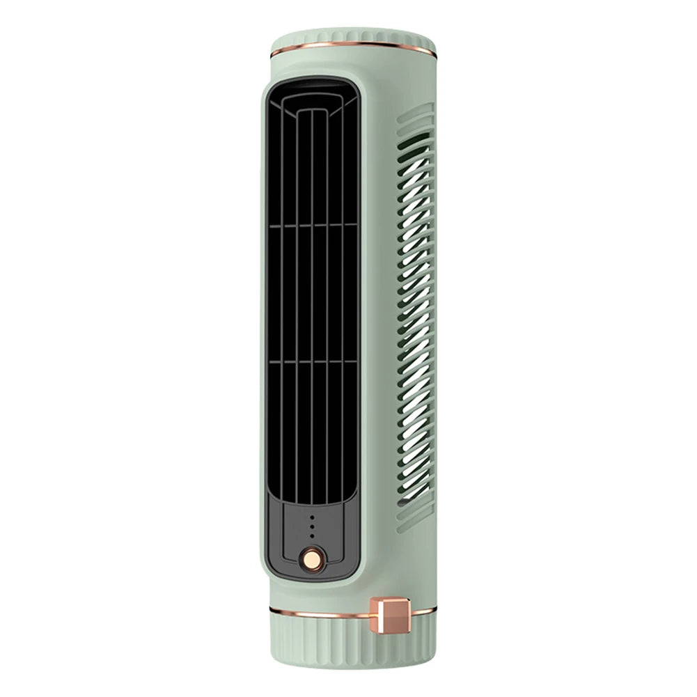 Desk Tower Fan USB Rechargeable 3 Speeds Quiet Air Cooler Summer Ventilation Fan Desktop Cooling Fan for Outdoor Camping Hiking Oasis Select C United States