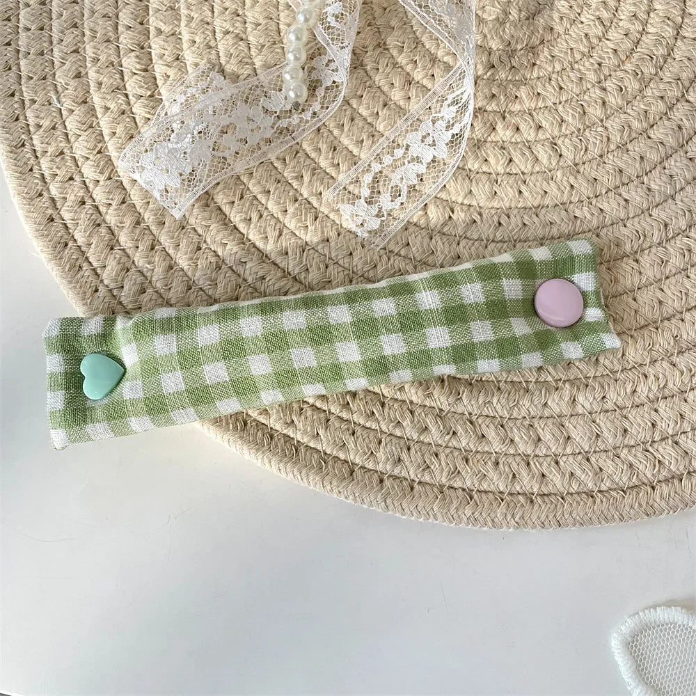 Floral Cable Ties – Cute Reusable Cloth Cord Organizer Straps Cable Cord Organizer Oasis Select light green