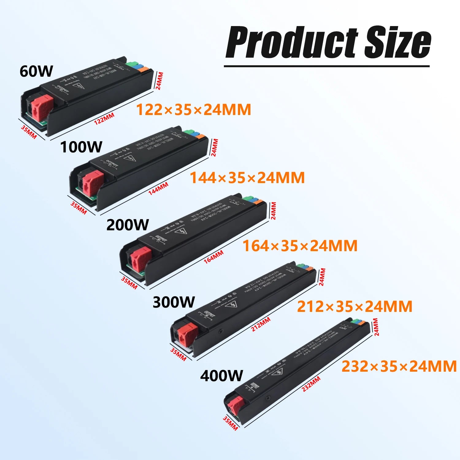 LED Power Supply 12V 24V Transformer AC 220V TO DC 12V 24V Power Supply 60W 100W 200W 300W 400W LED Driver For LED Lights Lamp Oasis Select