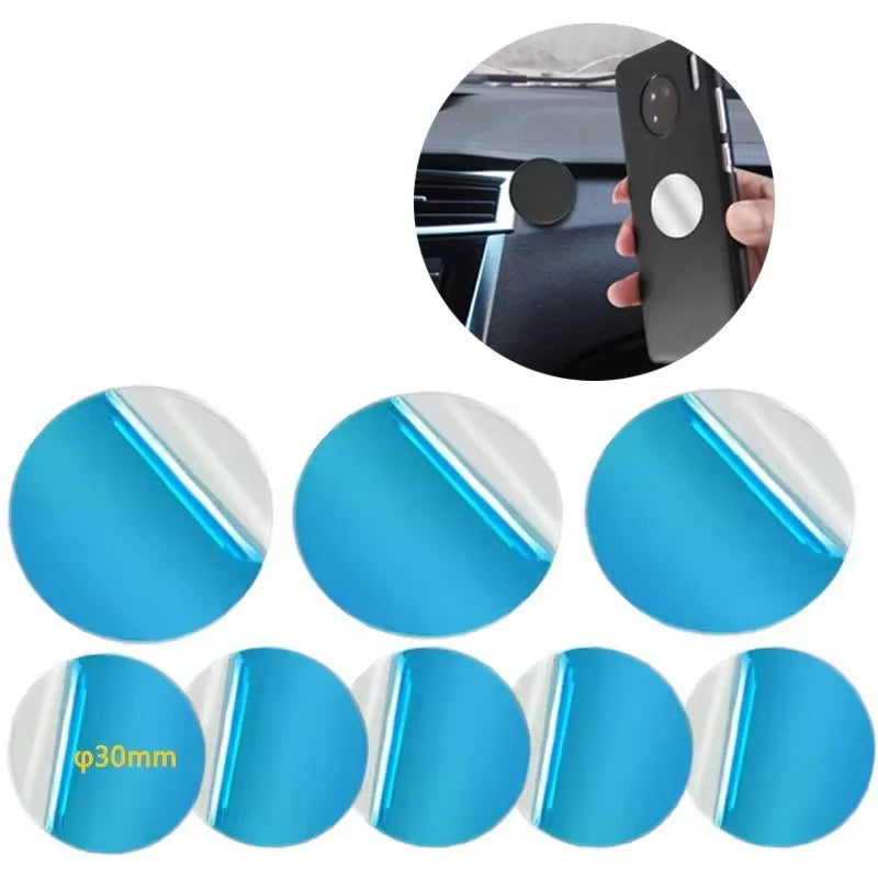 5/15/30PCS 30x0.3mm Sticker Metal Plate disk iron sheet for Magnet Mobile Phone Holder For Magnetic Car Phone Stand holders Oasis Select
