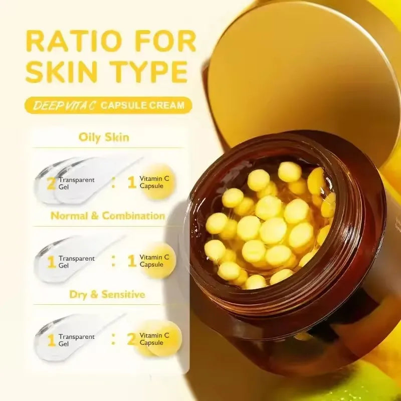 Vitamin C Golden Capsule Face Moisturizer | Glow & Hydration