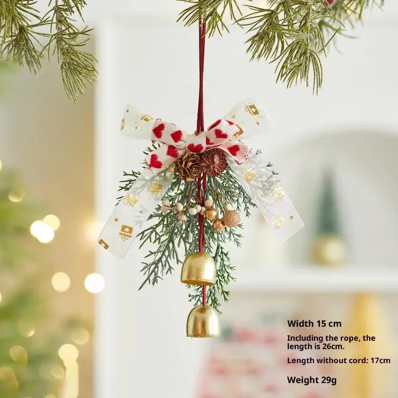 Christmas Bell Garland Ornaments | Festive Tree Pendants