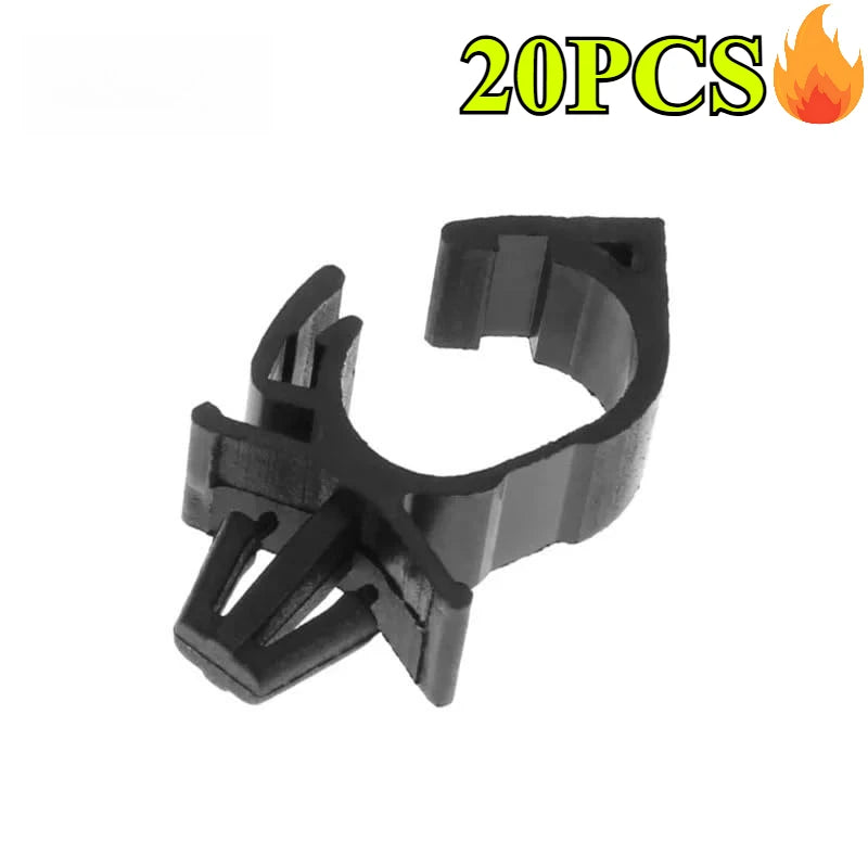 Weather Resistant Anti-Loose 10mm Car Wiring Harness Fixing Clips Zip Ties Cable Buckle Corrugated Pipe Fastener Multi-Function Oasis Select 20PCS