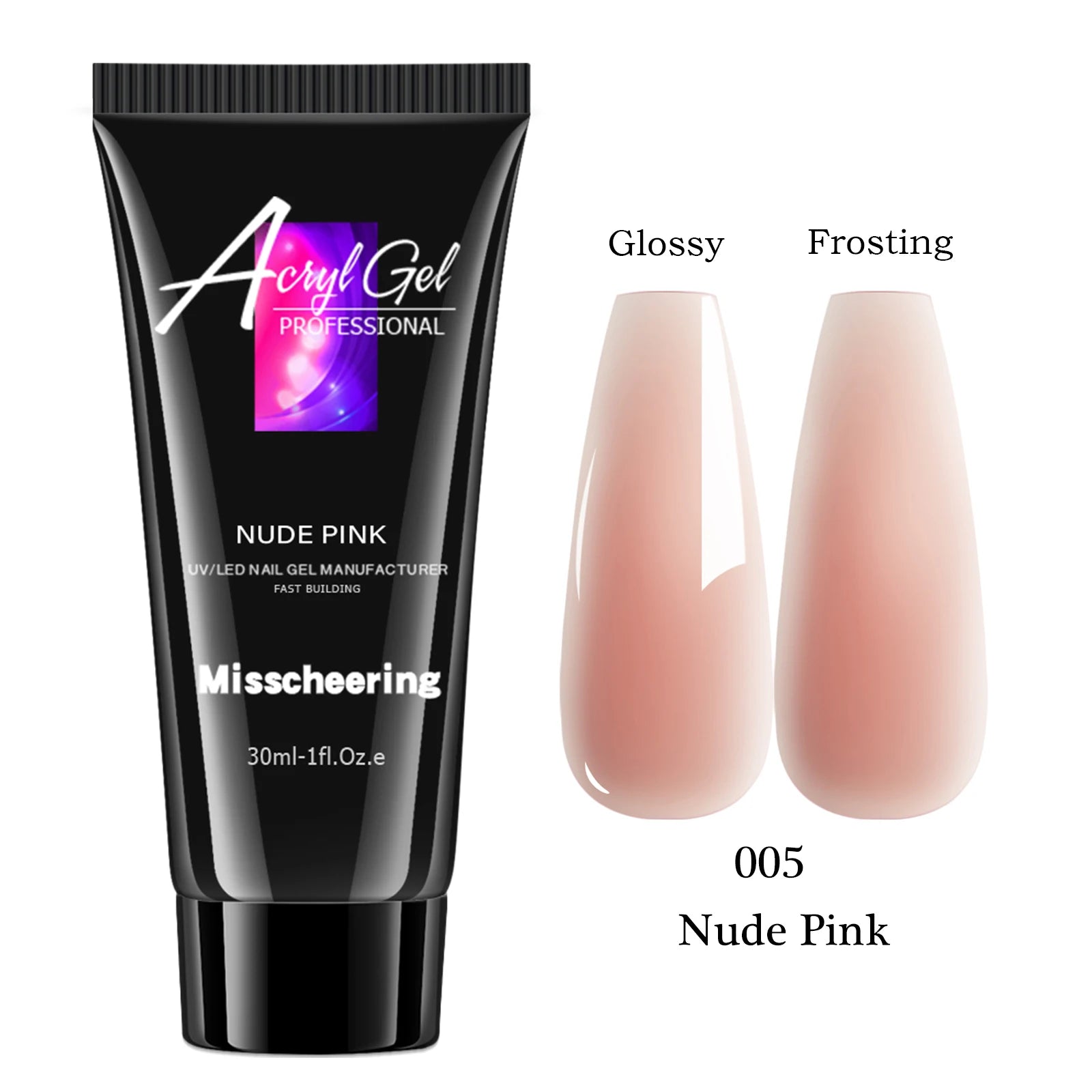30ml Poly Nail Extension Gel UV/LED Builder – Solid Color Nail Builder Gel Oasis Select 05