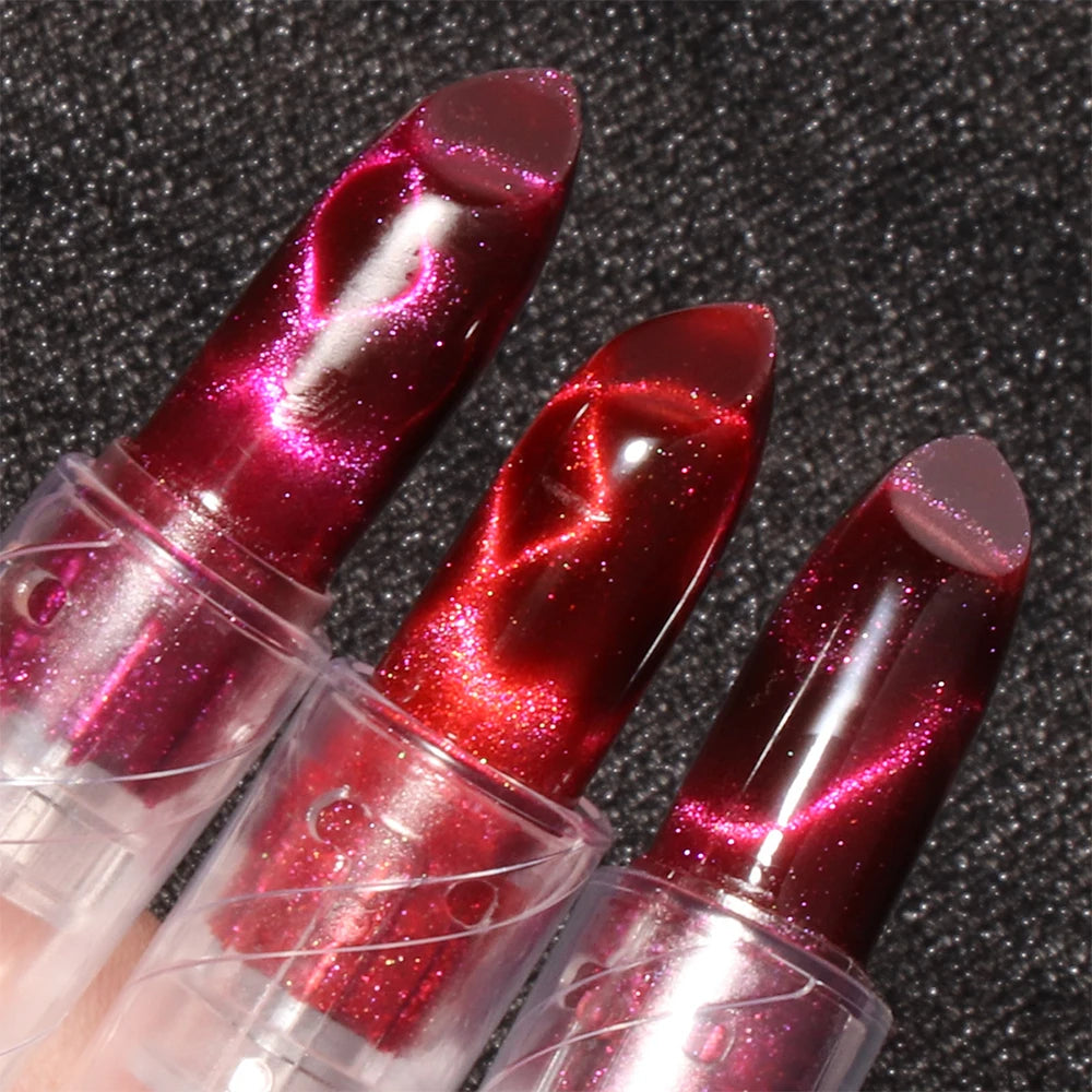 Shine Lipstick Lip Gloss High Glitter Non-sticky Mirror Makeup Waterproof Moisturizing Jelly Pink Nude Tones Y2K Christmas Gift Oasis Select