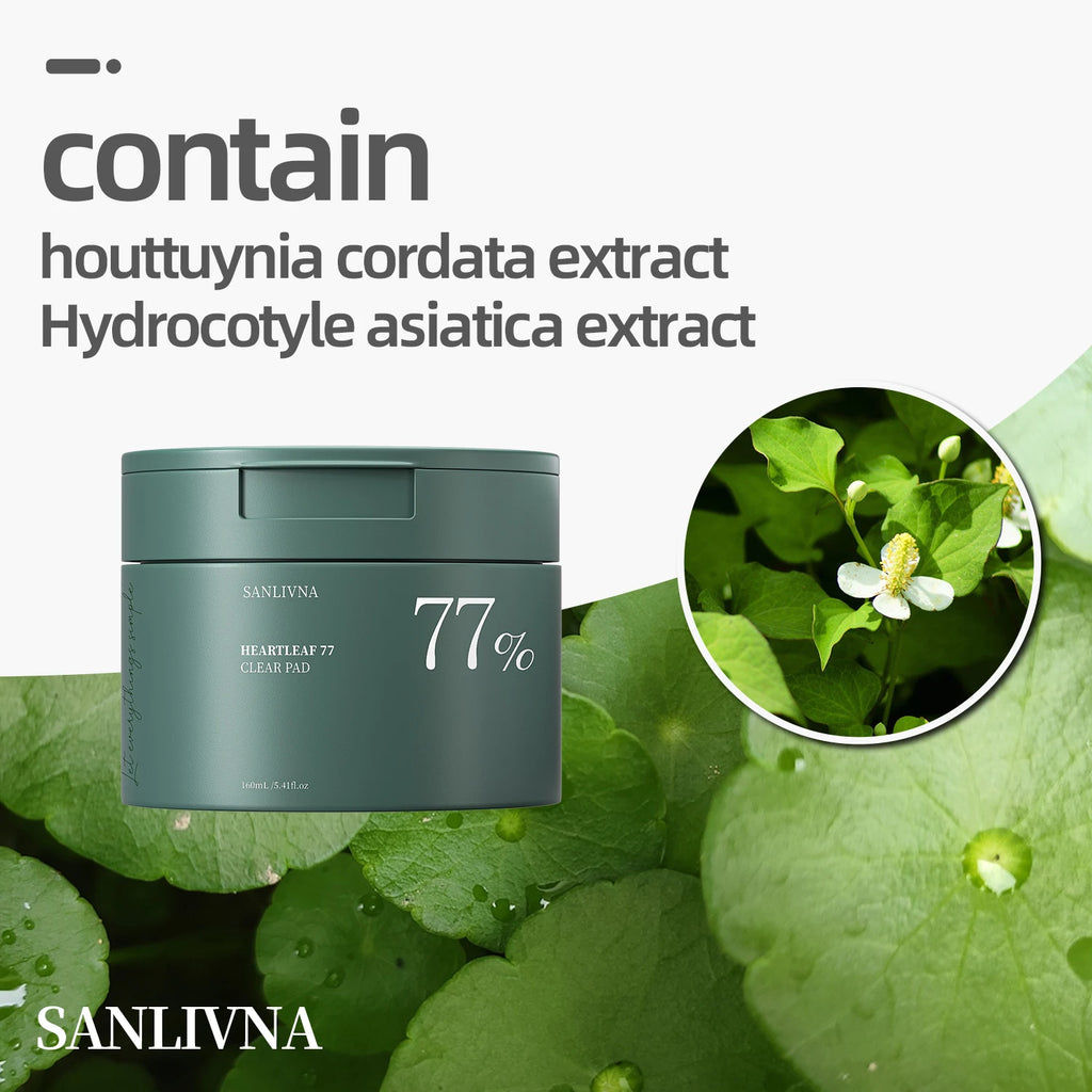 Heartleaf 77 Toning Pads – Centella Asiatica Hydration 160ml Face Toning Pads Oasis Select